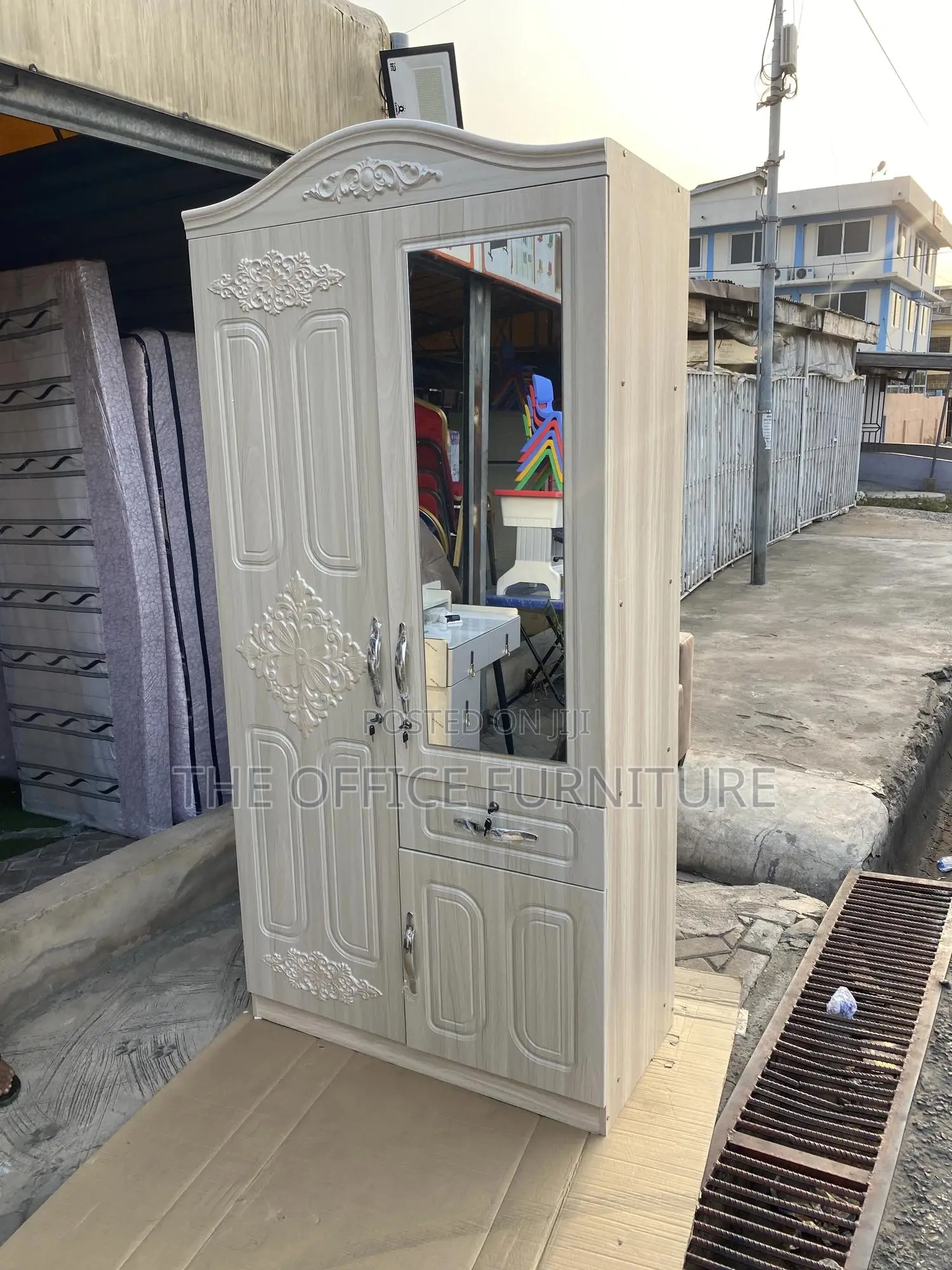 Light Colored Double Wardrobe
