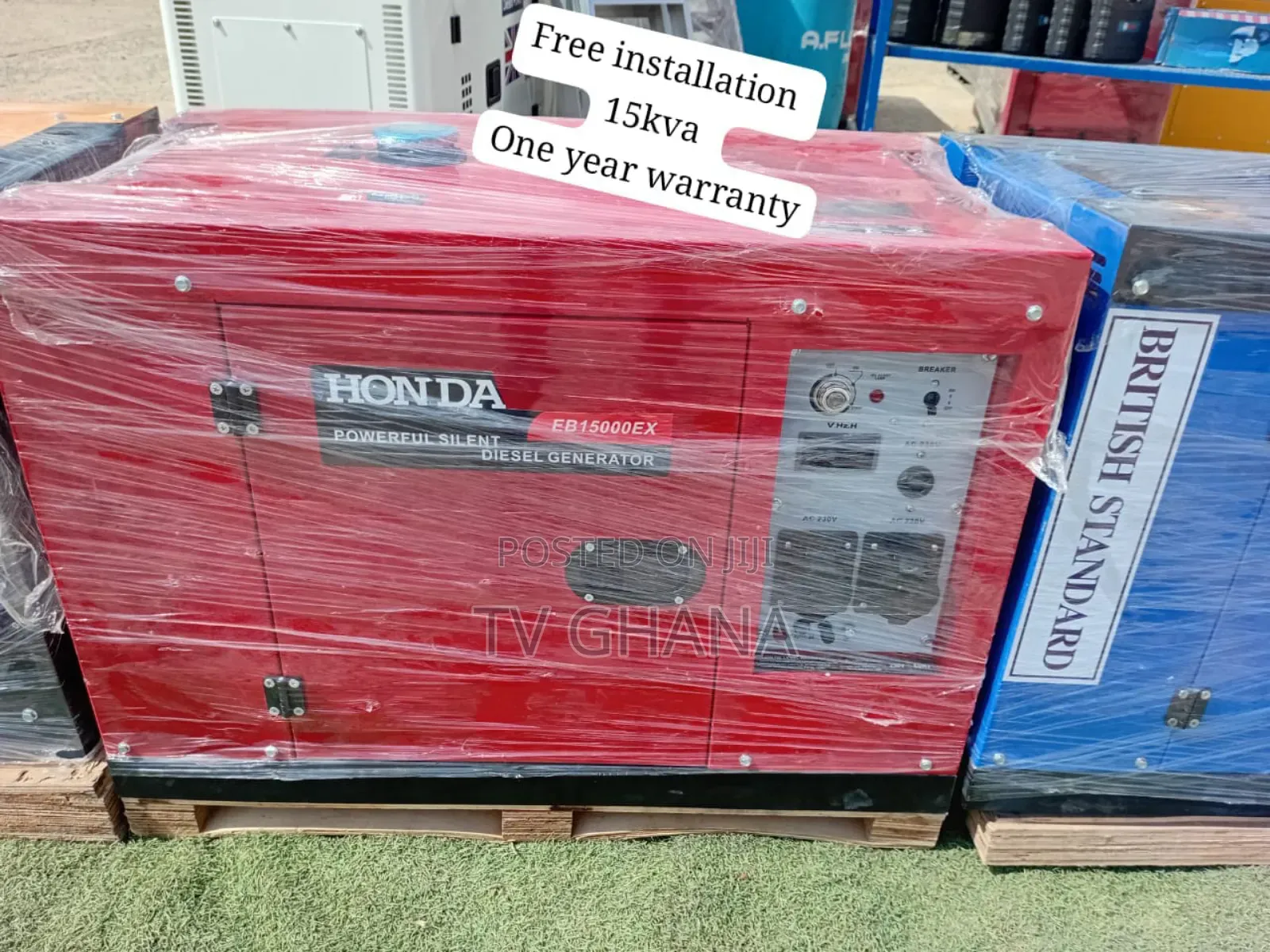 Quiet Gen 15kva Honda