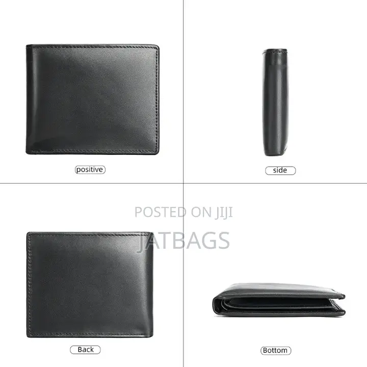Black Leather Wallet (Free Delivery)