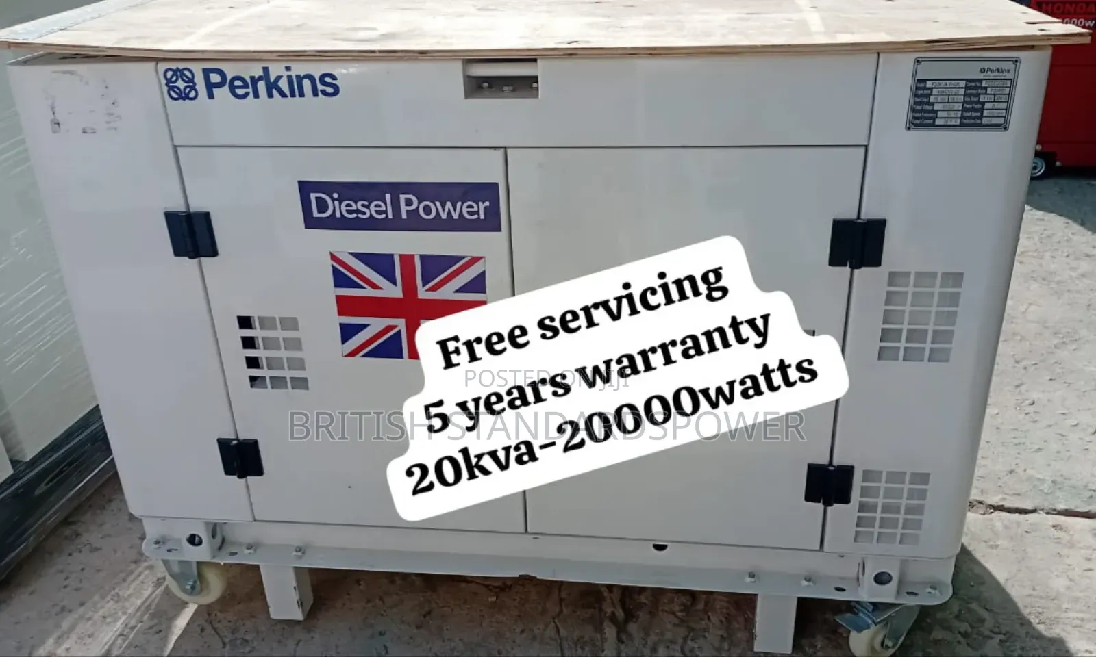 Power Guard 20kva Silent Diesel Generator