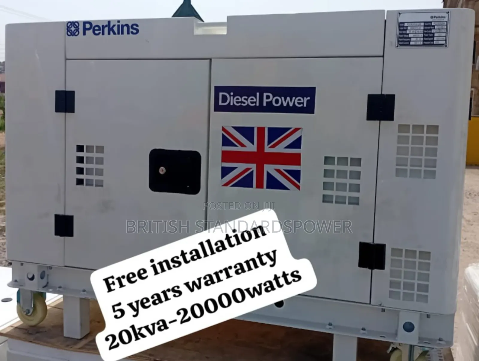 Air-Cooled Power Plant 20kva Diesel Generator