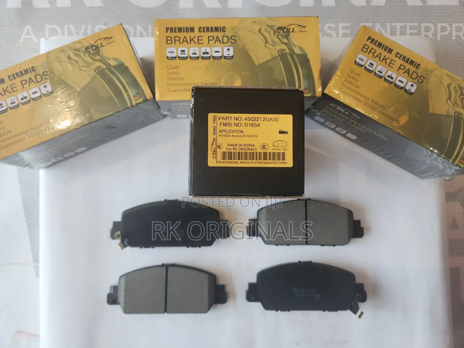 Honda Accord 13-25/Hrv 16-22 Ceramic Front Brake Pad