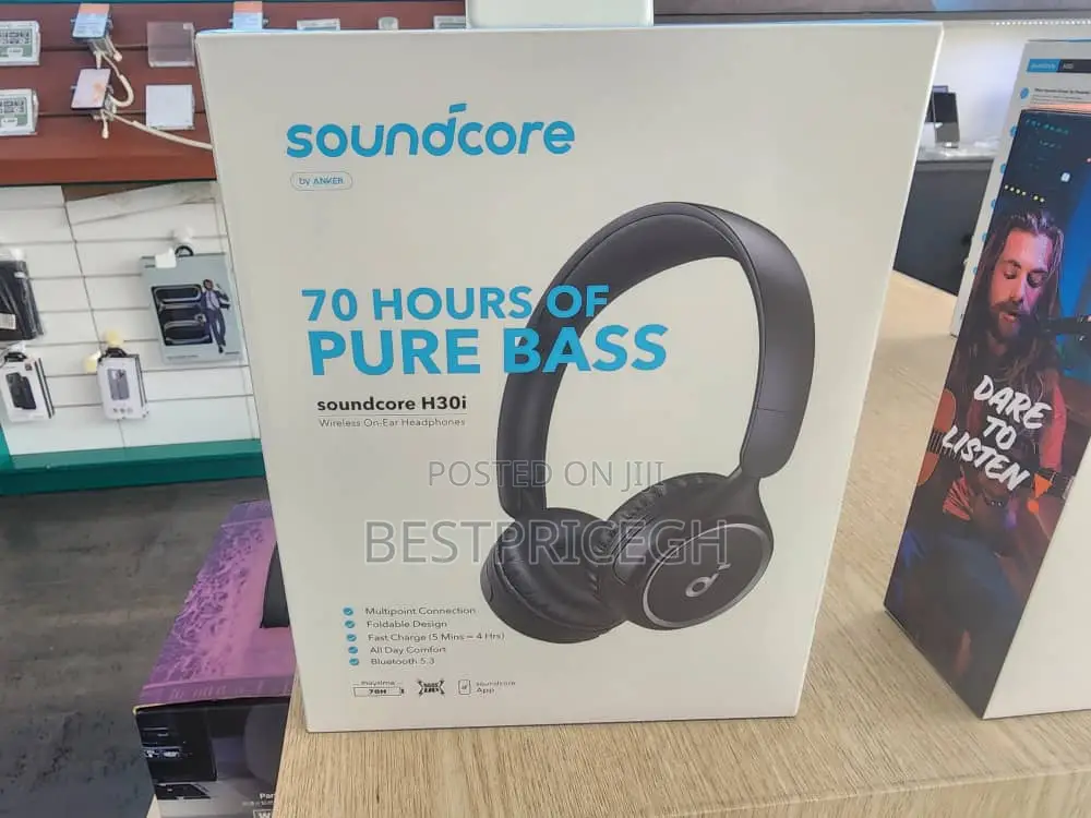 Soundcore H30i Wireless on-Ear Headphones
