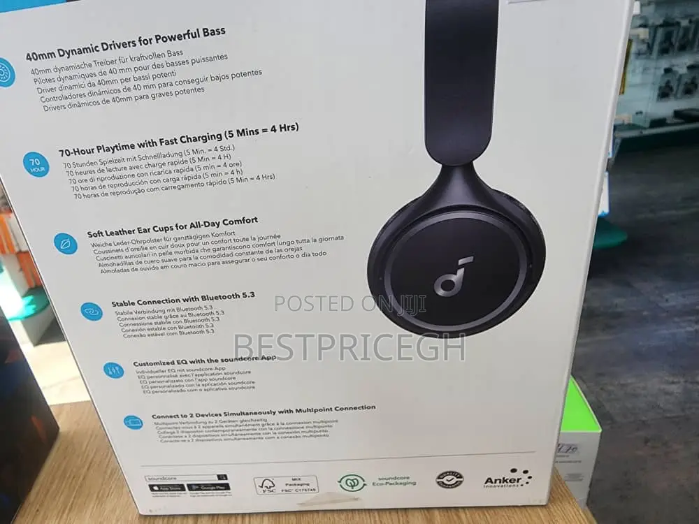 Soundcore H30i Wireless on-Ear Headphones