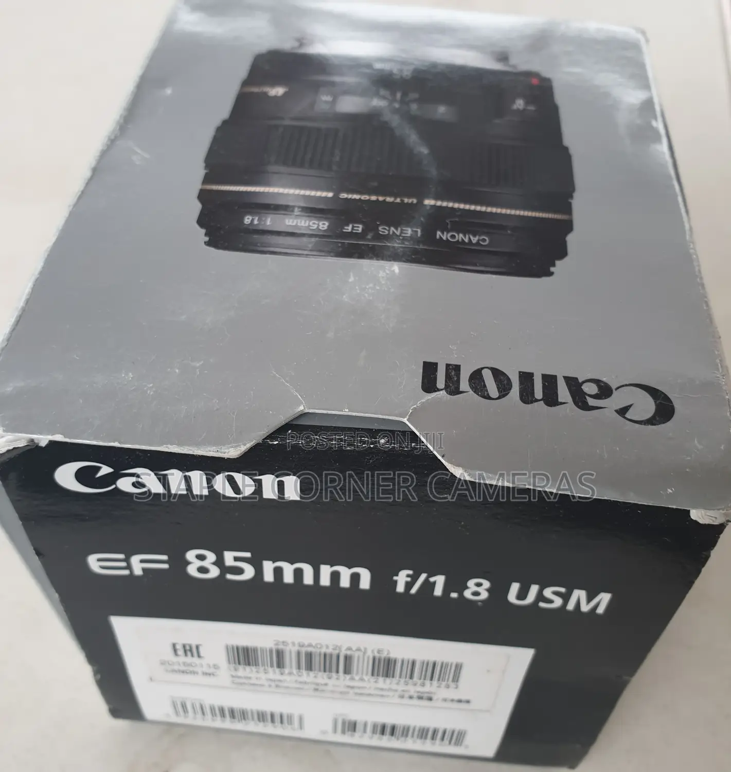 Canon Ef 85mm F/1.8 Prime Lens