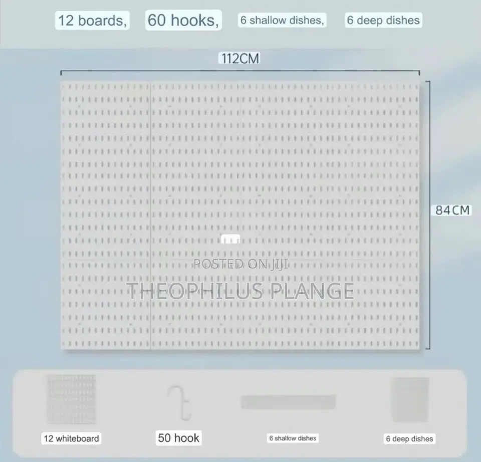 Pegboard Gaming/ Office Organizer