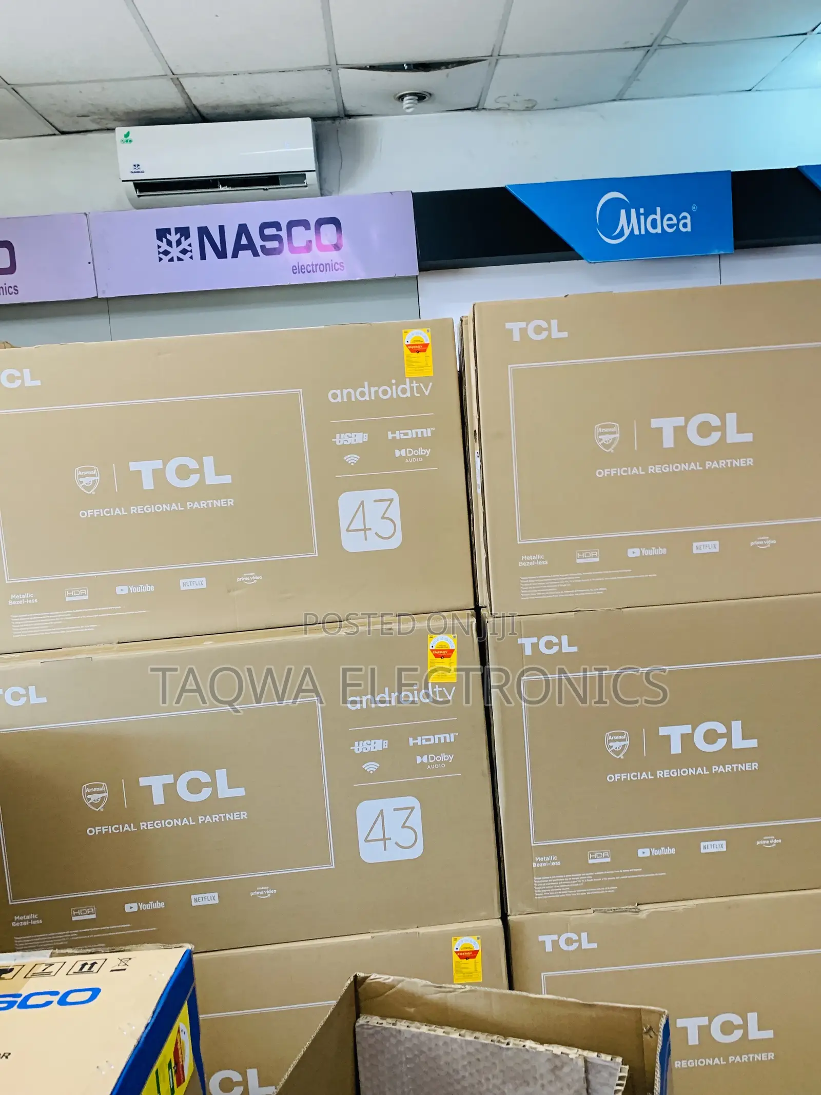 Full Screen TCL 43” Android
