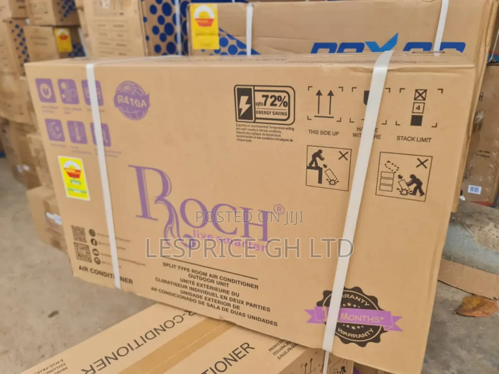 Roch 1.5hp Split Ac ~ R410a Fast Cooling