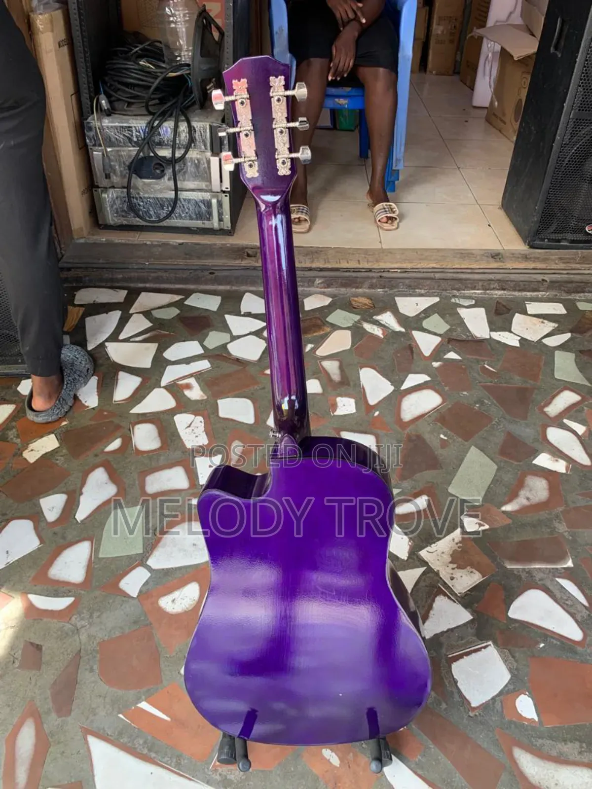 Maria Purple Acoustic Guitar