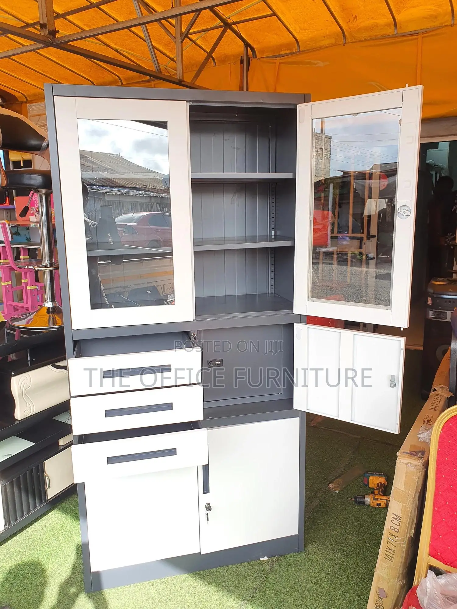 File Cabinet (With Safe and Drawers)