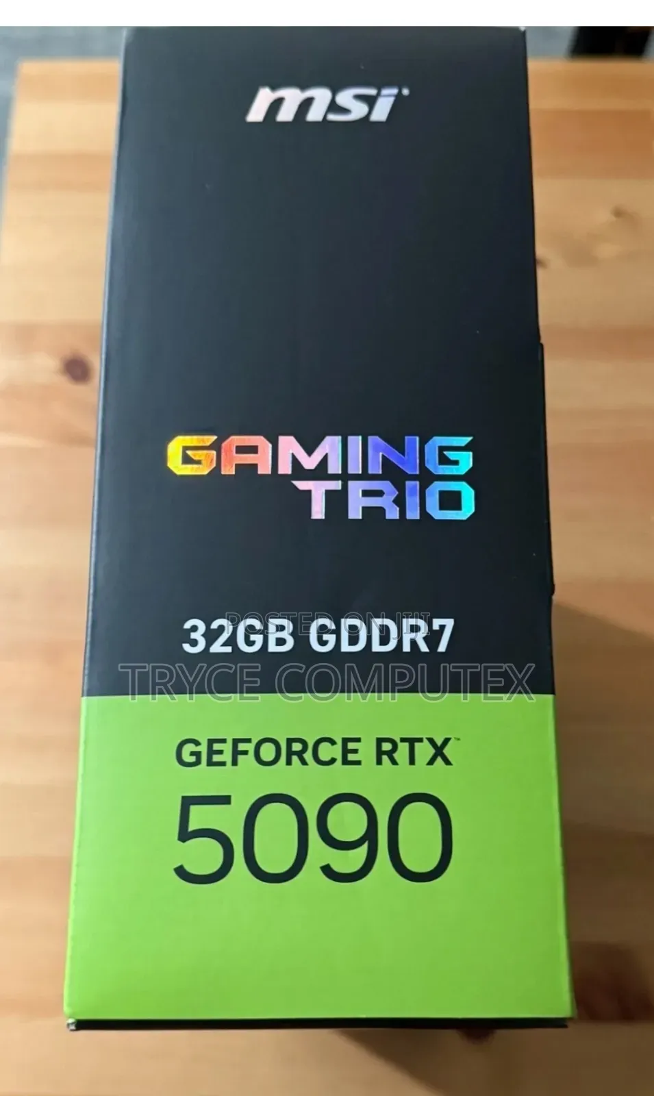 Msi Geforce RTX 5090 32gb Oc Gaming Trio Gddr7 Graphic Card