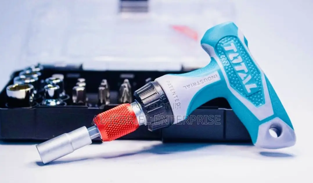 Total T-Handle Rachet Wrench Bits Set