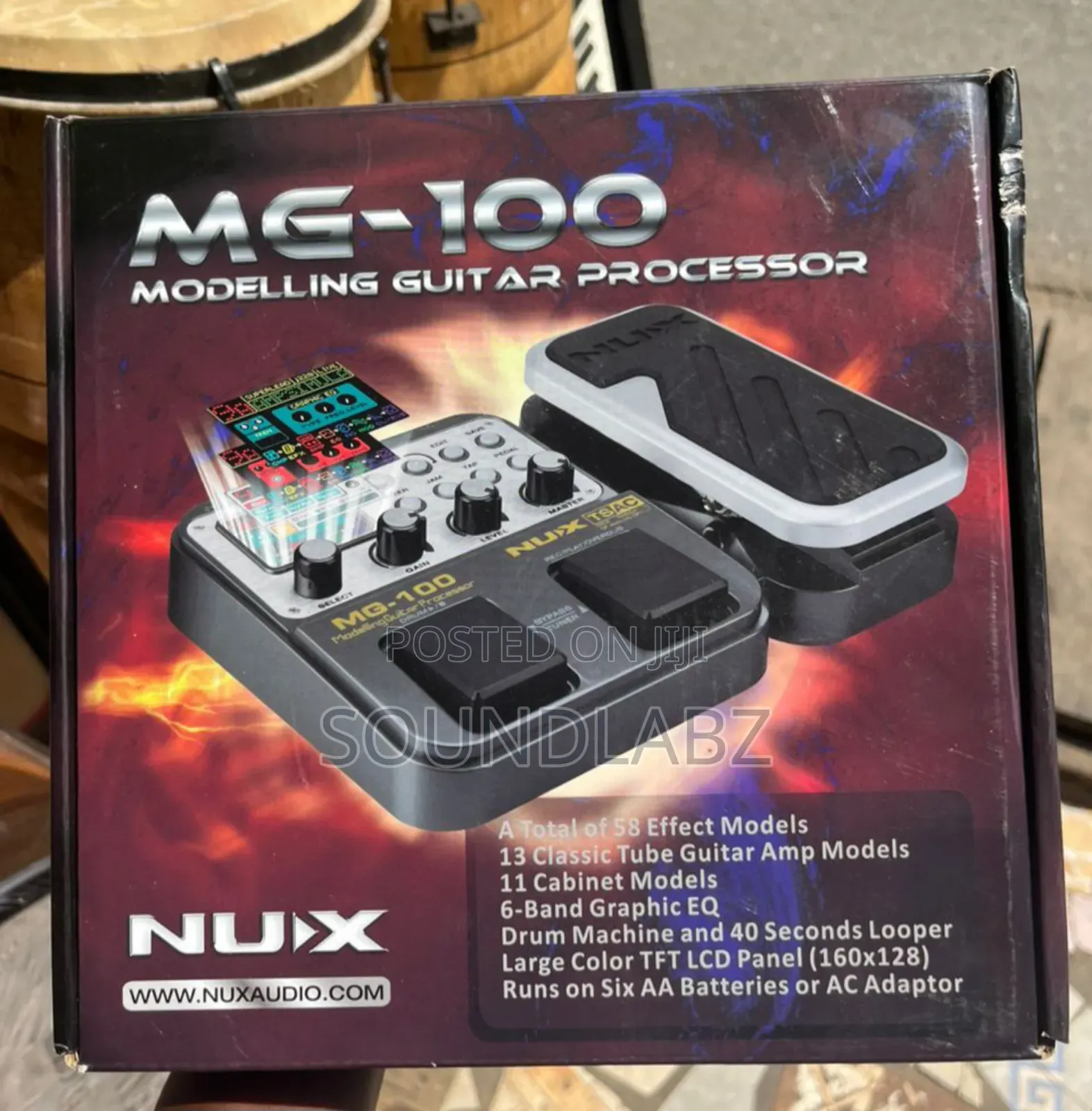 Nux Mg-100 Is A Multi-effects Modeling Guitar Processor