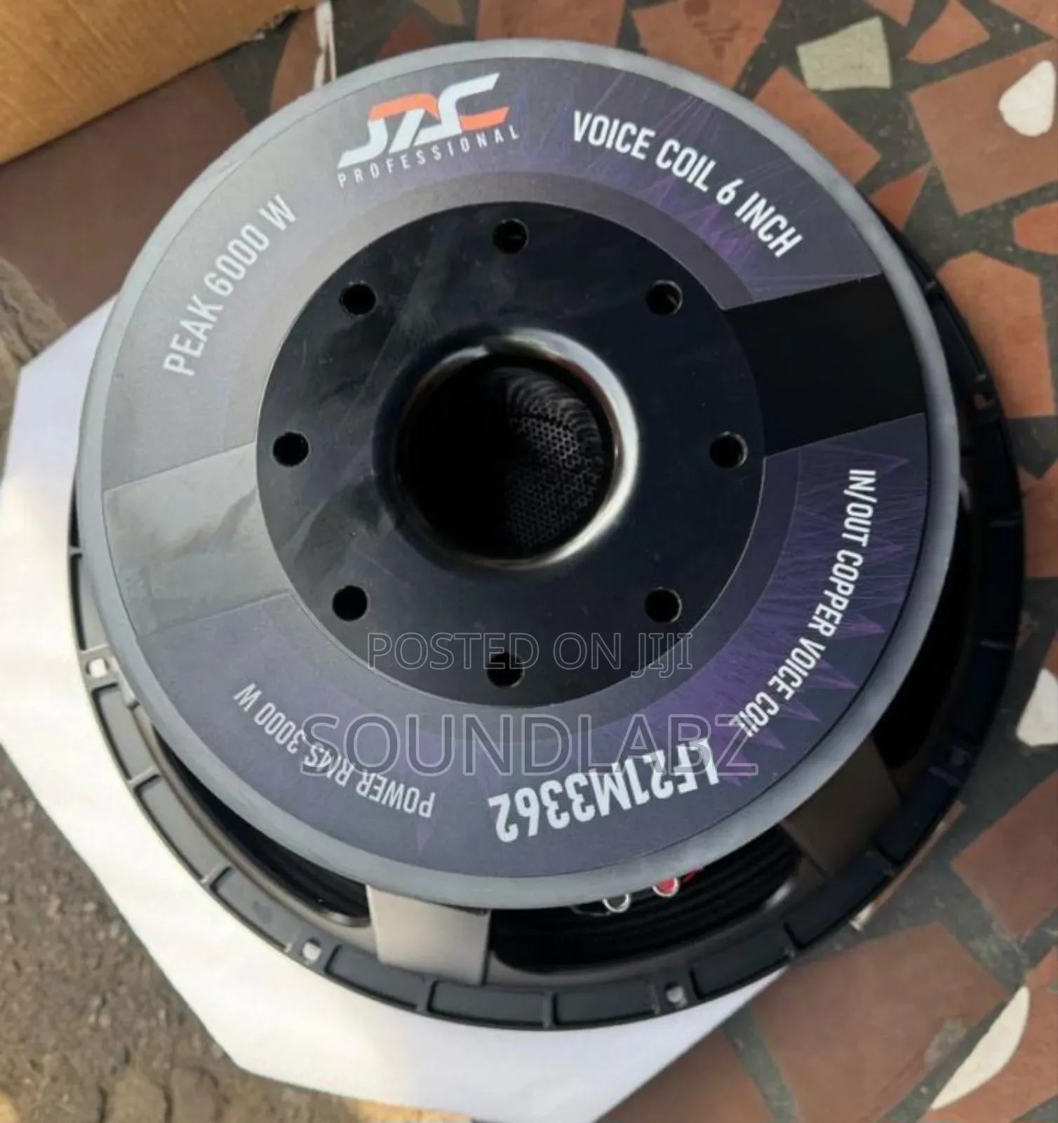 21inches Jac Professional Speaker (1pair) 6000watt