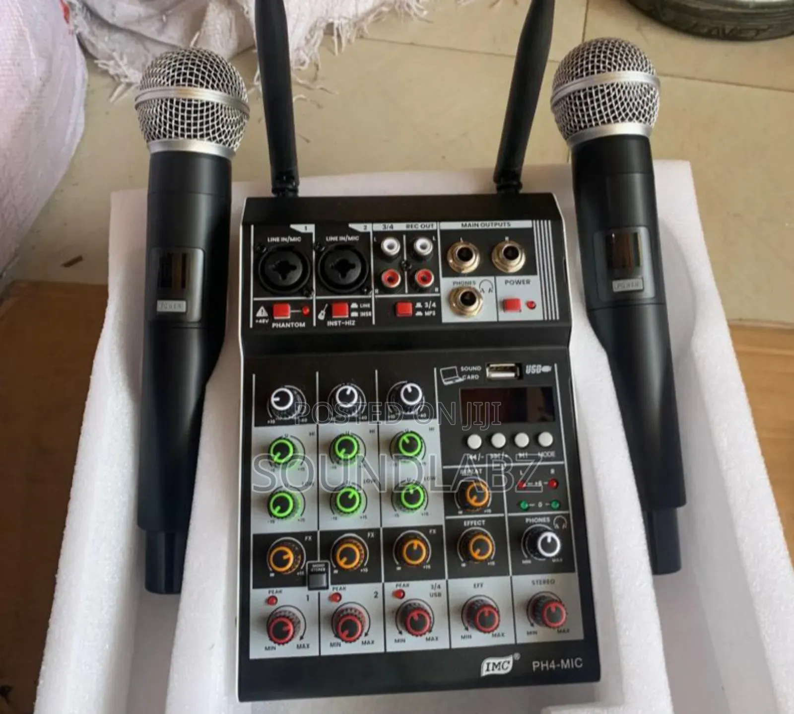 4 Channel Mixer With Microphone