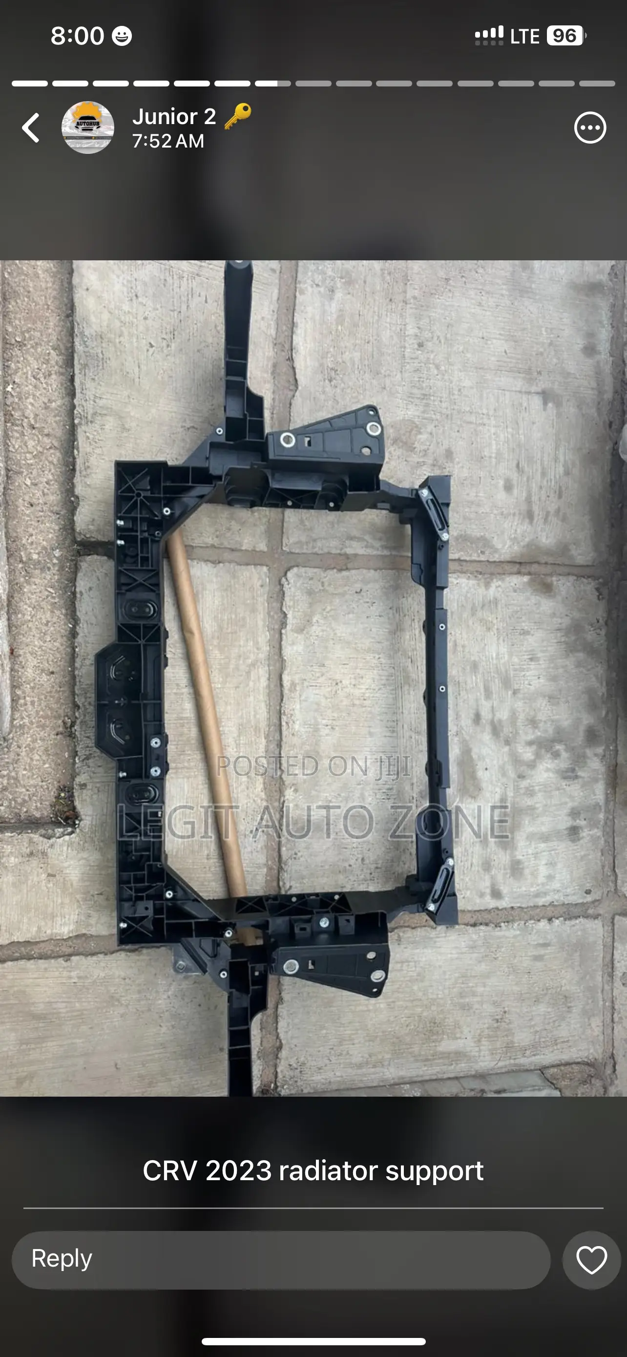 Honda CRV 2023,2024,2025, Radiator Support