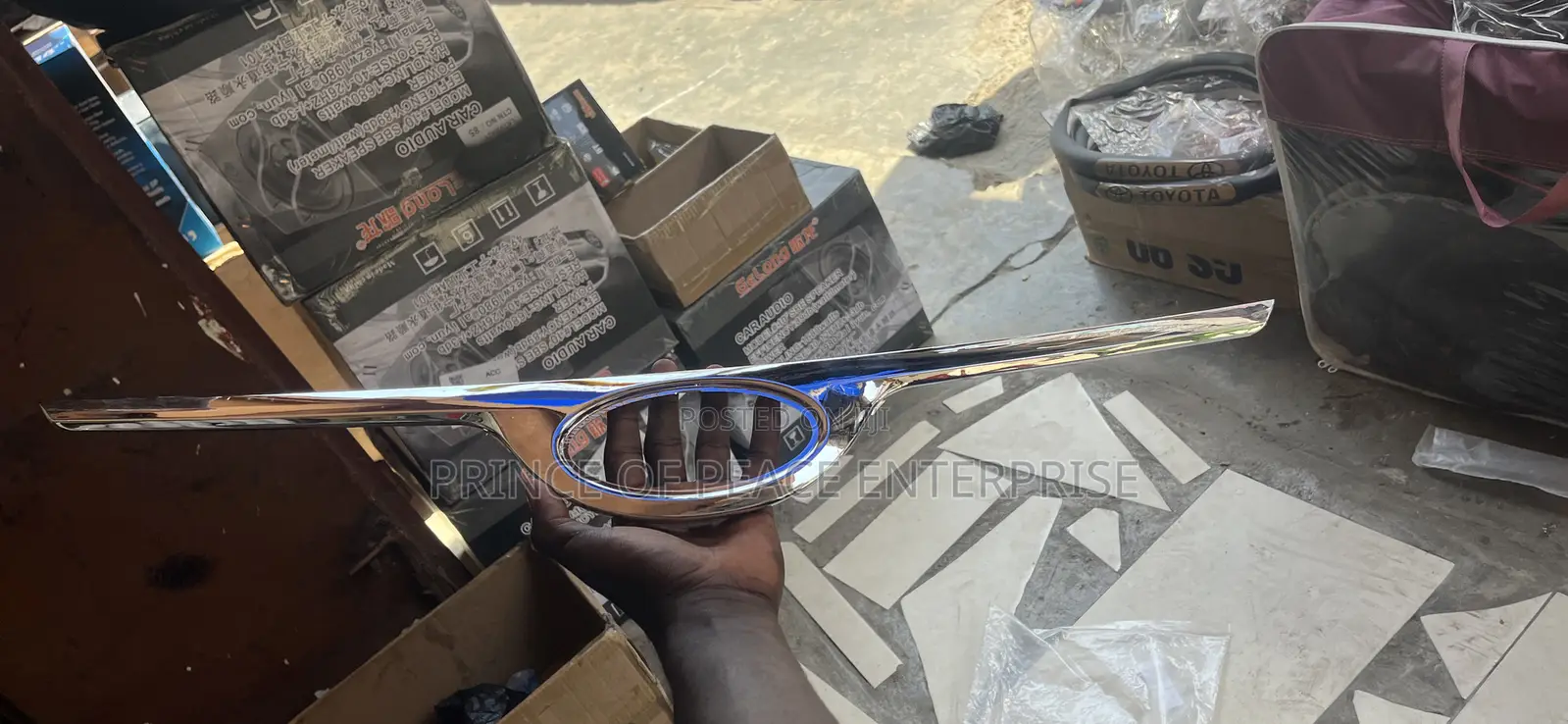 Hyundai I10 2008 2009 2010 Front Top Grill Chrome