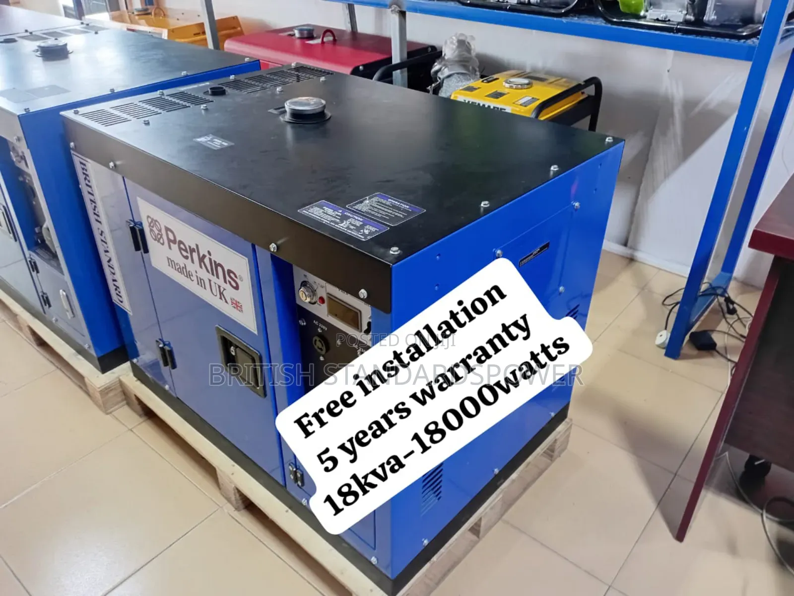 Voltage Controller Power 18kva Diesel Generator
