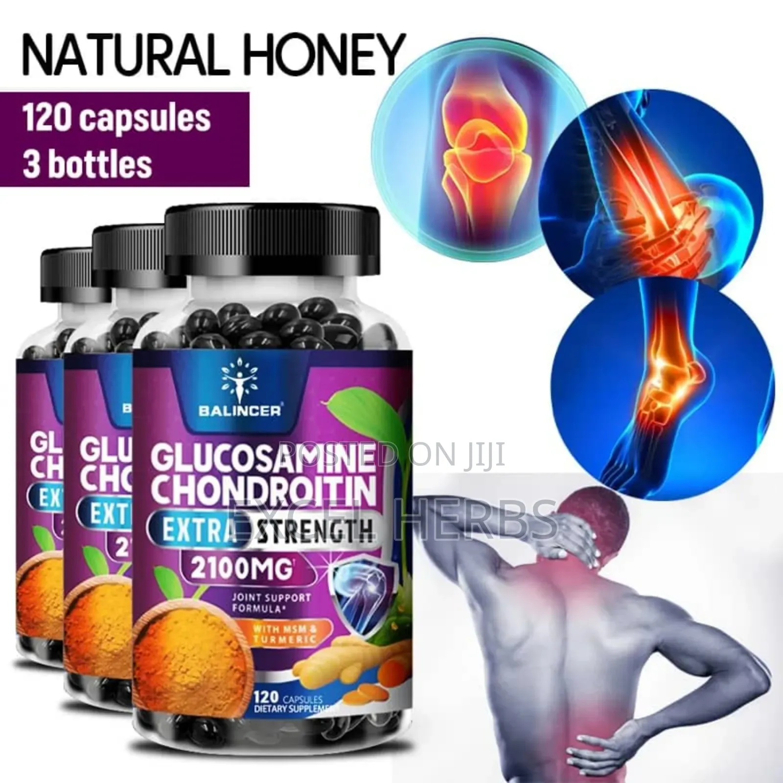 Chondroitin Glucosamine Turmeric for Knees Joint