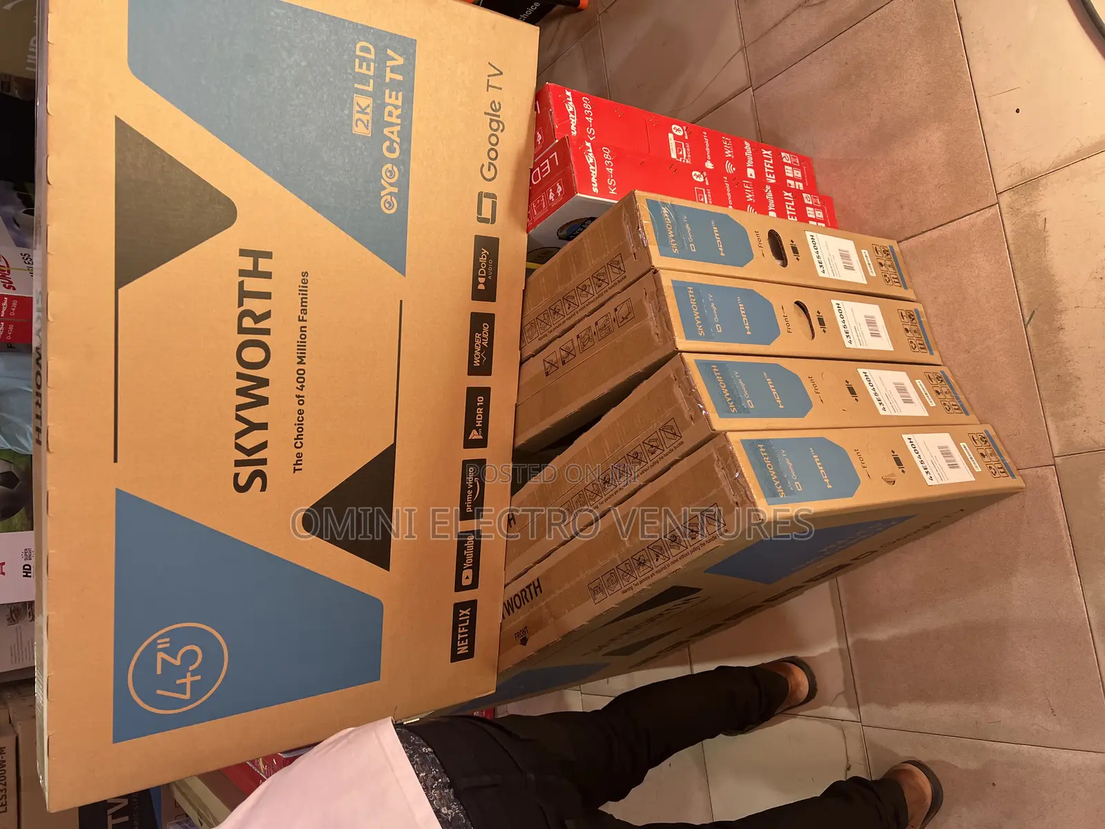 Brand New Skyworth 43 Smart Google Tv