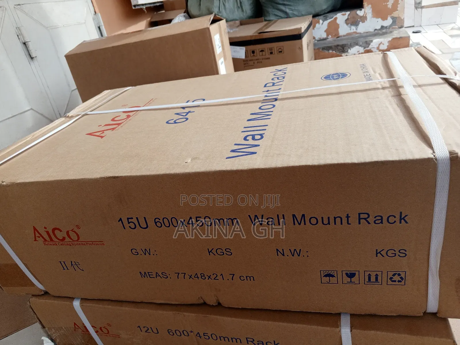 Aico 15u Network Rack Cabinet 600x450