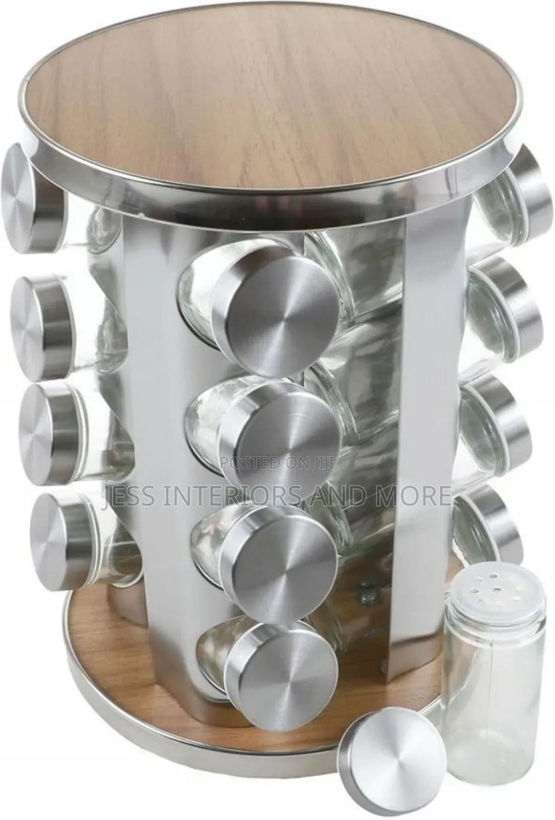 Spice Rack 16pcs Rotatable