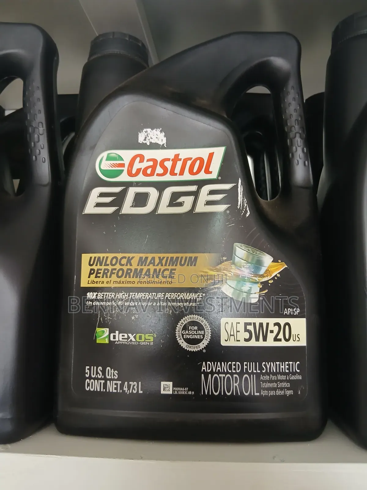 Castrol Edge 5w-20 5ltr Full Synthetic Engine Oil