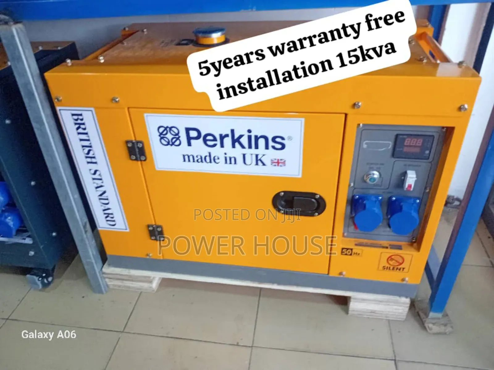 Reliability Standby Solution 15kva 16500watts Diesel Perkins