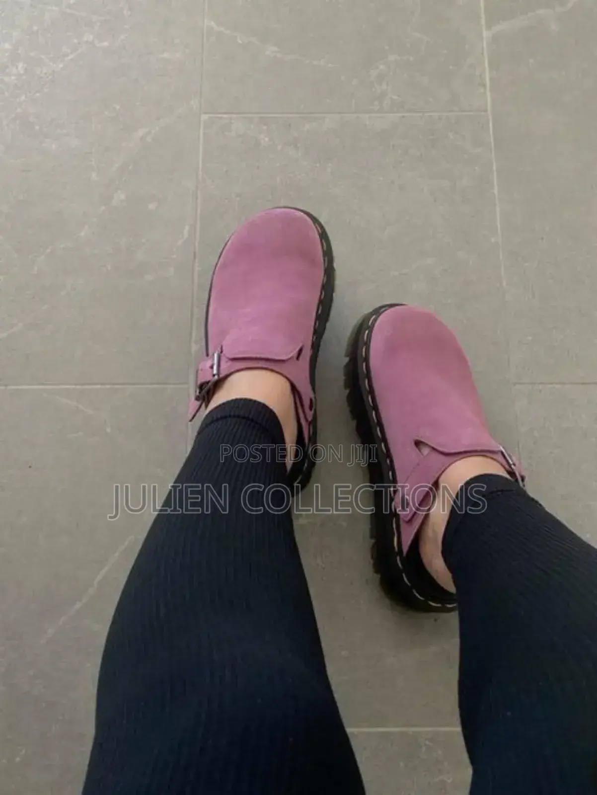 Dr Martens Zebzeg Mule Pink Suede