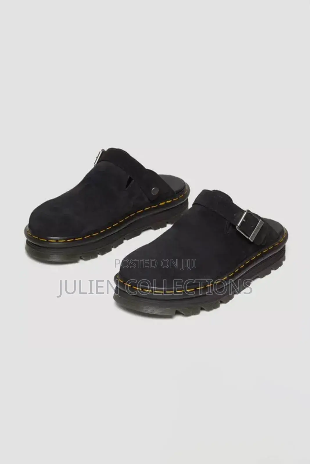 Dr Martens Zebzeg Mule Black Suede
