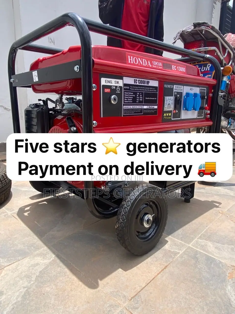 10kva 13000hp New Honda Petrol Generator Keystart Genset