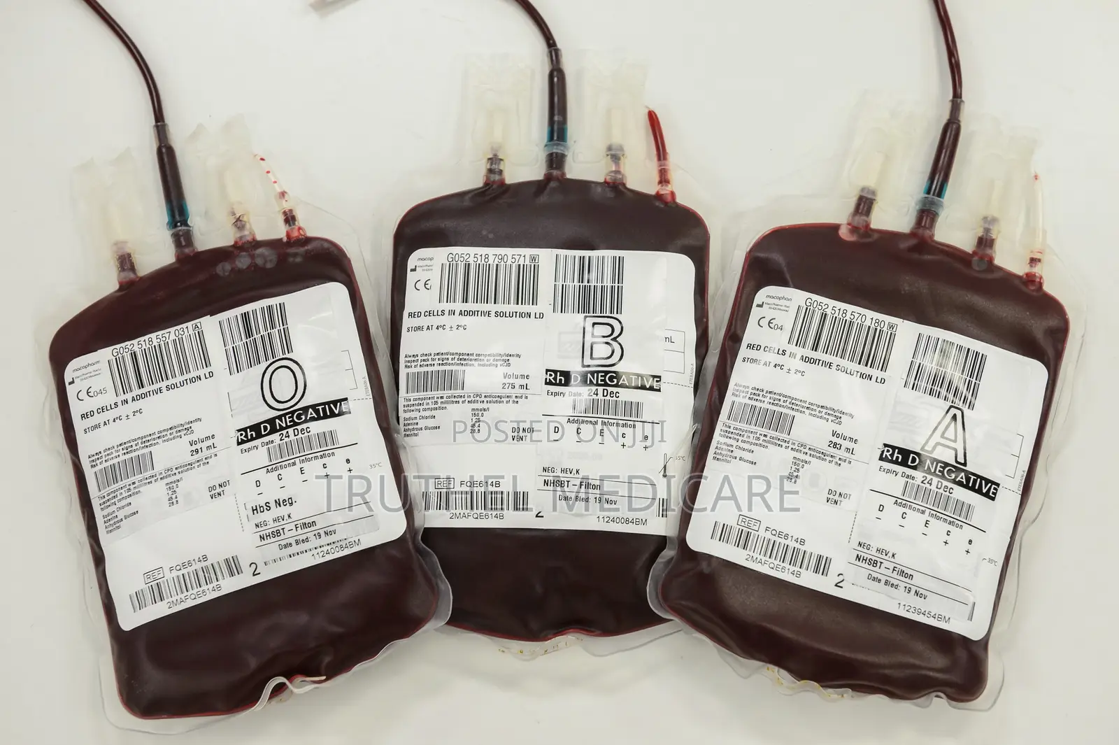 Single Blood Bags - 450ml