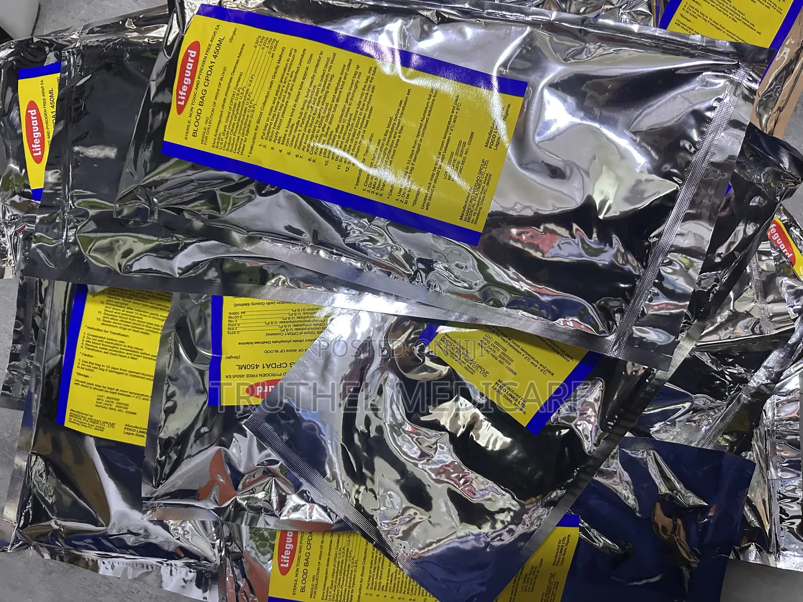 Single Blood Bags - 450ml