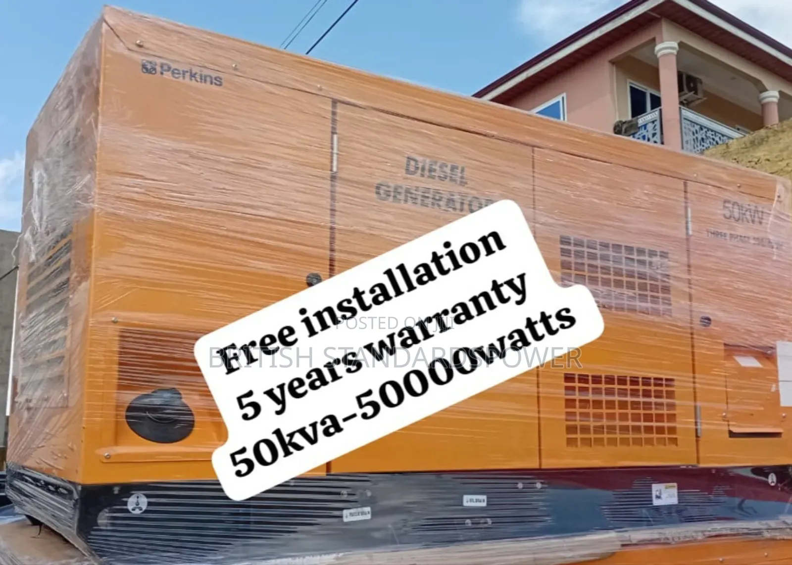 High Performance Power 50kva Diesel Engine Generator