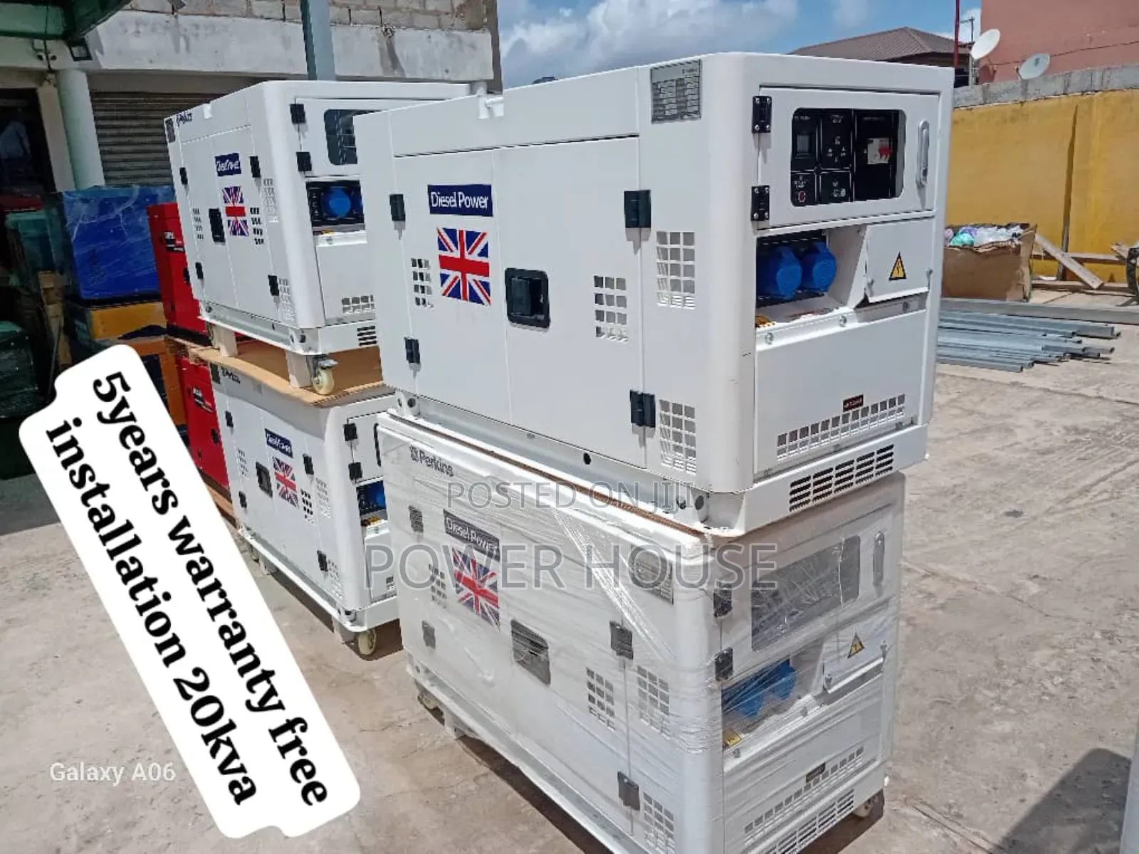 Paragon Power 20kva Perkins Diesel Generator
