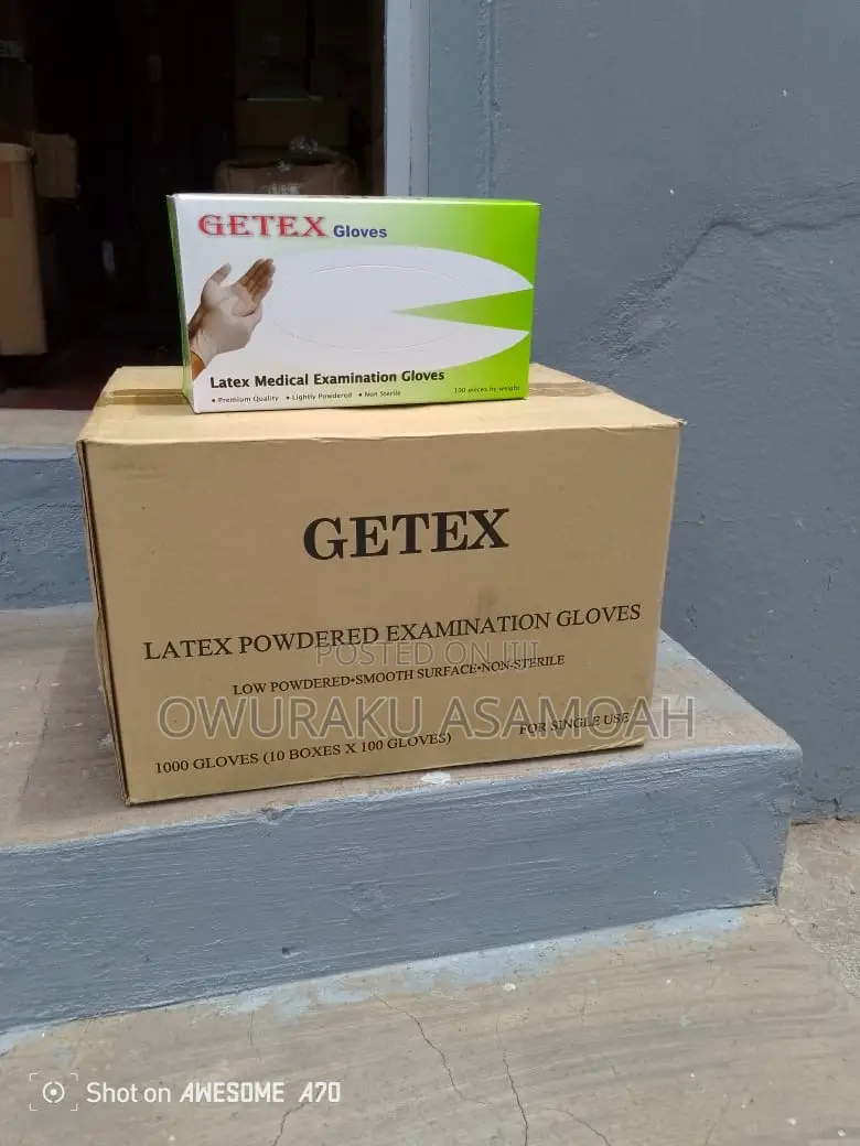 Latex Examination Powdered Gloves