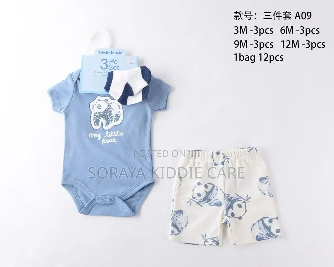 Tedimimak Boys 3 Piece Dress Set