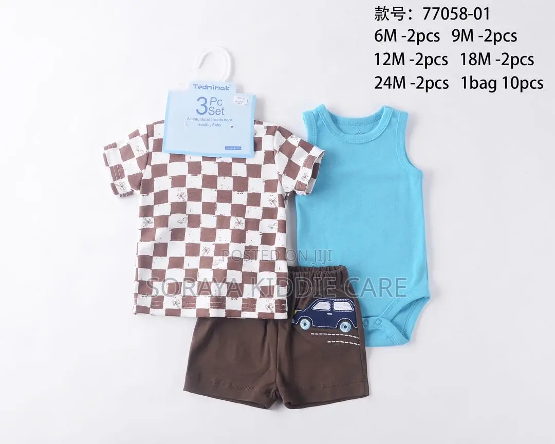 Boys Top and Down With Bodysuit