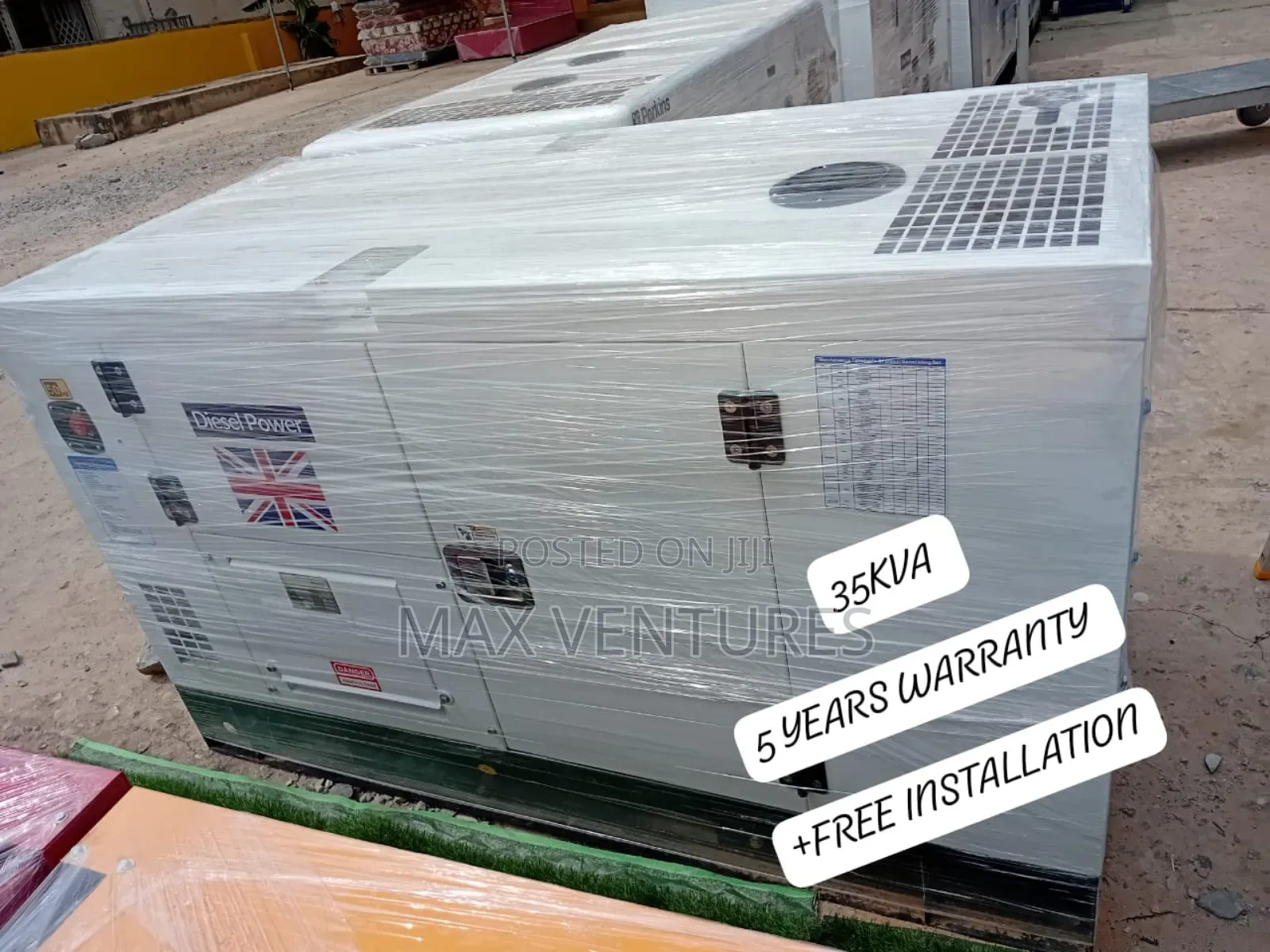 Perkins New Diesel Generator 35kva Perfect Flawless Plant