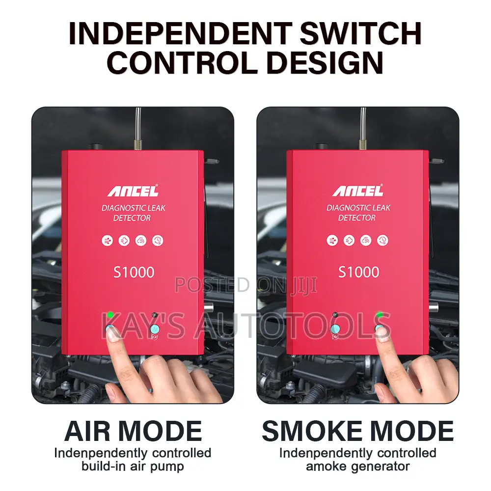 Ancel S1000 Car Evap System Smoke Leakage Detector Tester