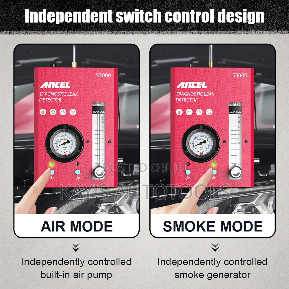 Ancel S3000 Car Evap System Smoke Leakage Detector Tester