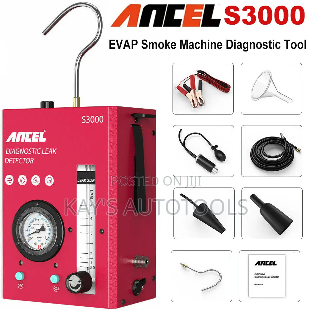 Ancel S3000 Car Evap System Smoke Leakage Detector Tester