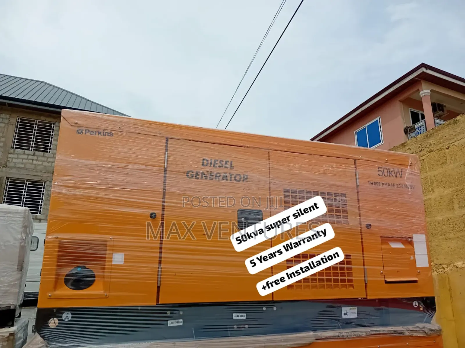 50kw Diesel Perkins Generator Enterprise Power Supply