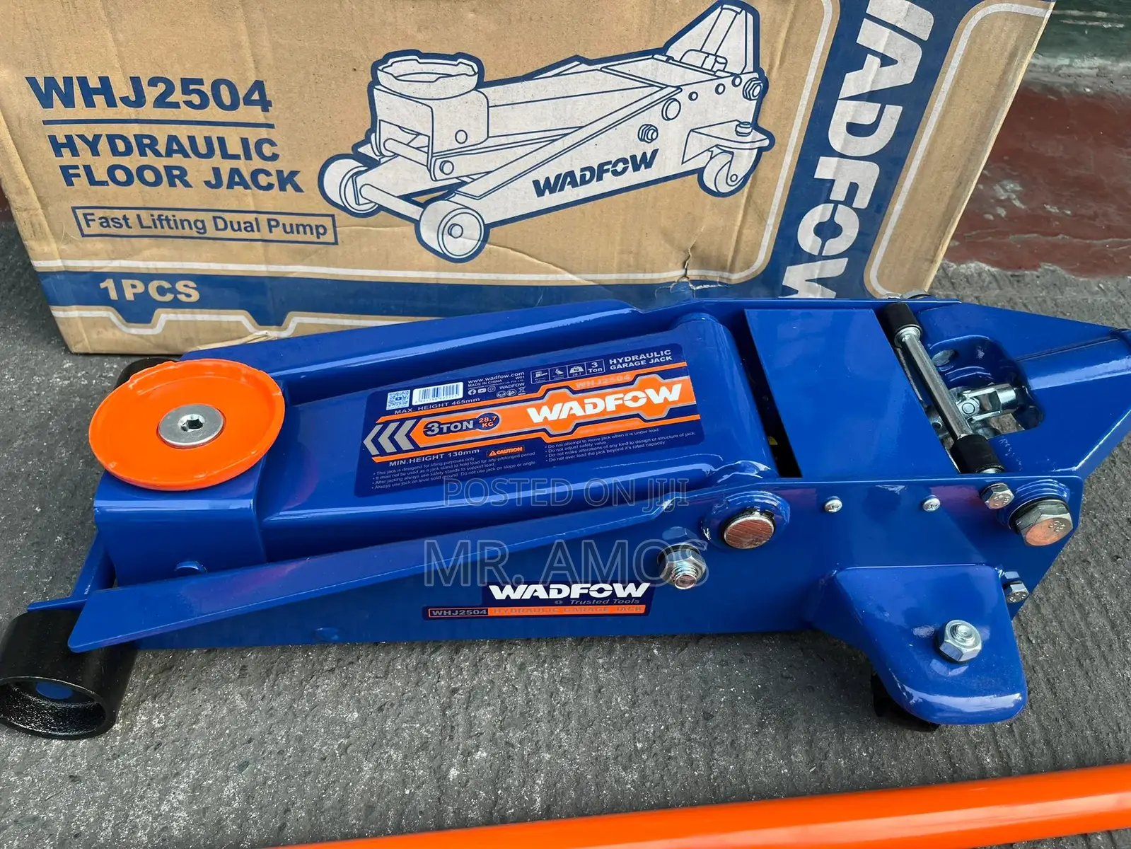 3 Ton Dual Pump Hydraulic Floor Jack - Whj2504