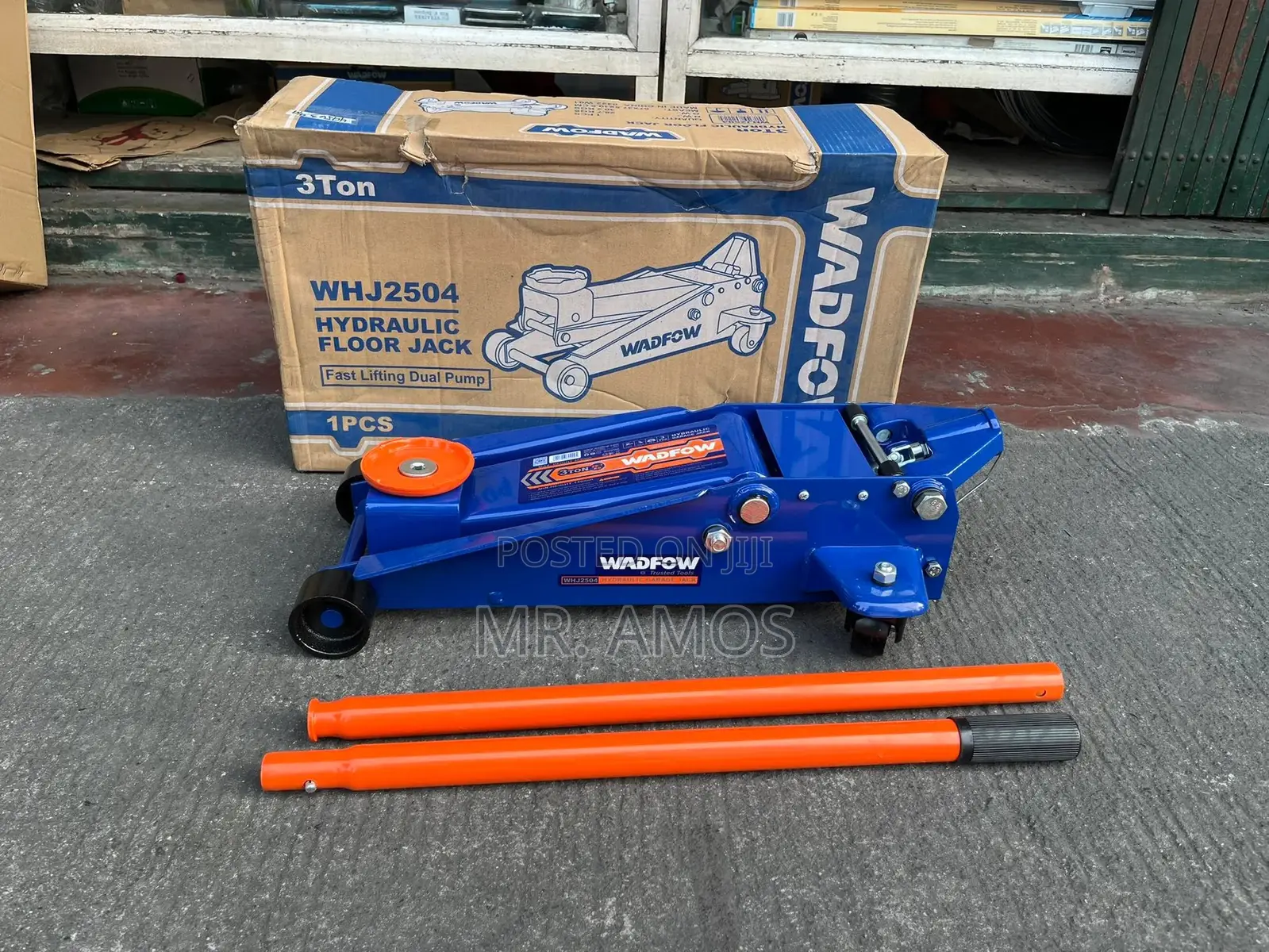 3 Ton Dual Pump Hydraulic Floor Jack - Whj2504