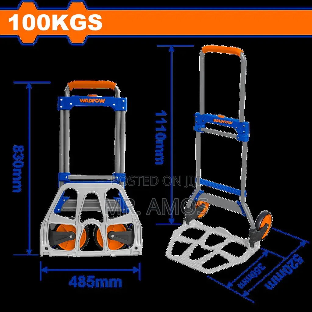 100kg Compact Foldable Hand Truck - Wwb9a10