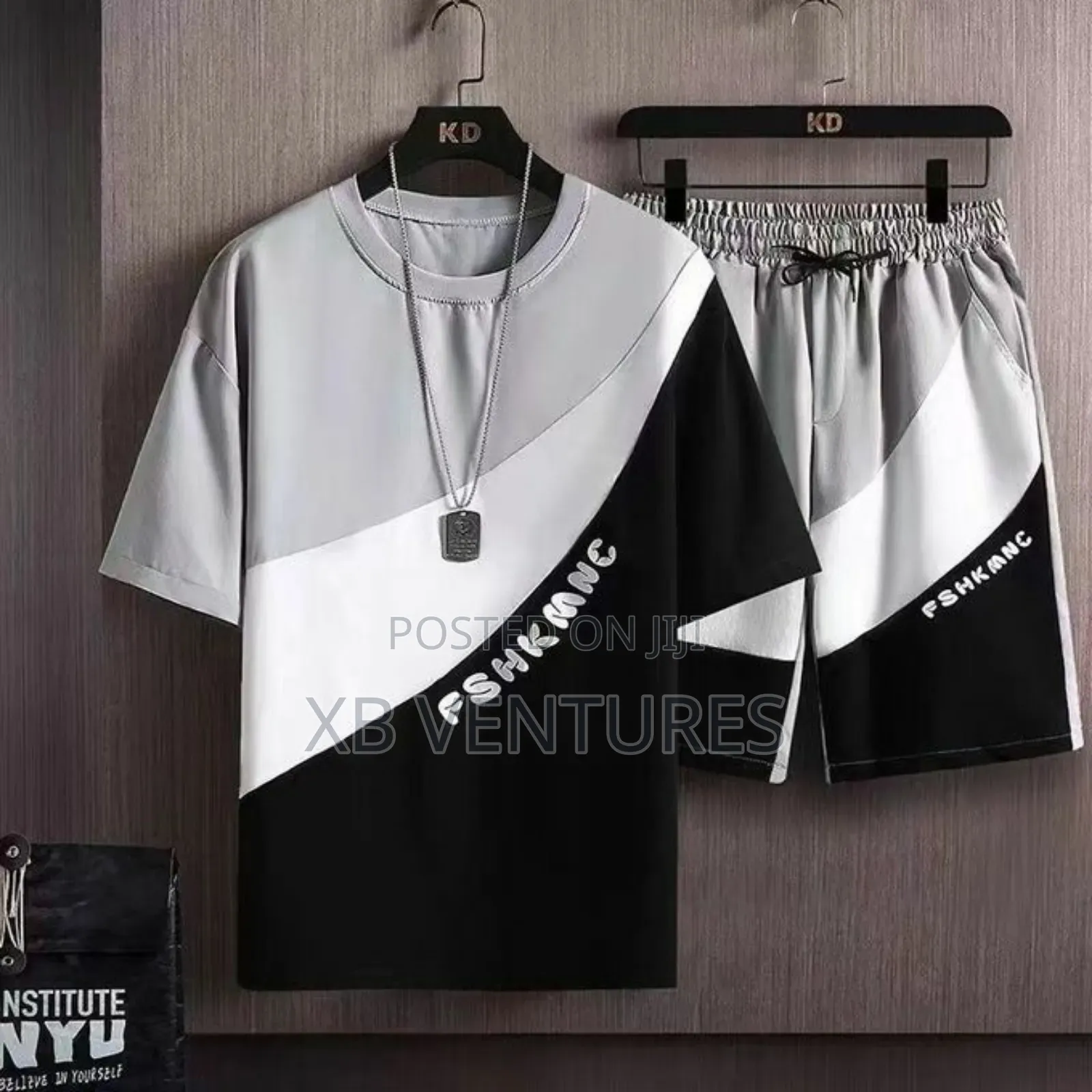Trendy Men's Stylish Casual T-Shirt and Shorts Set
