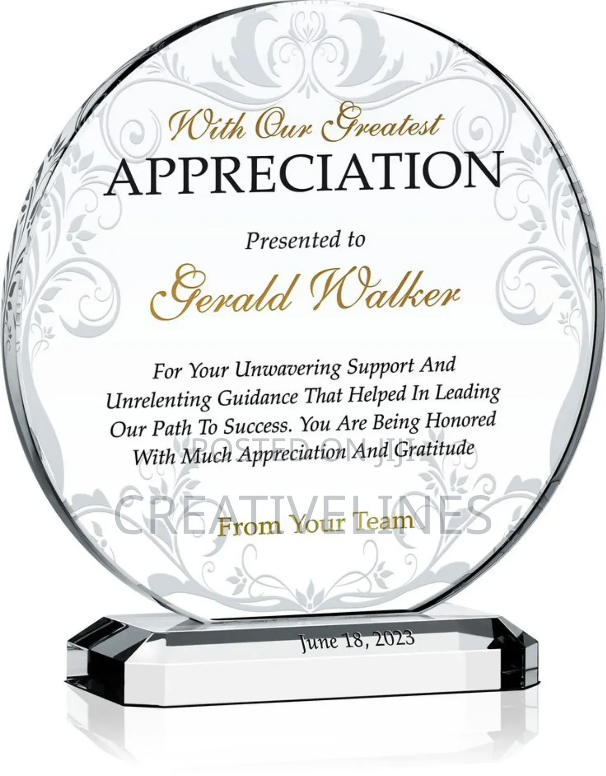 Customise Award Plaques