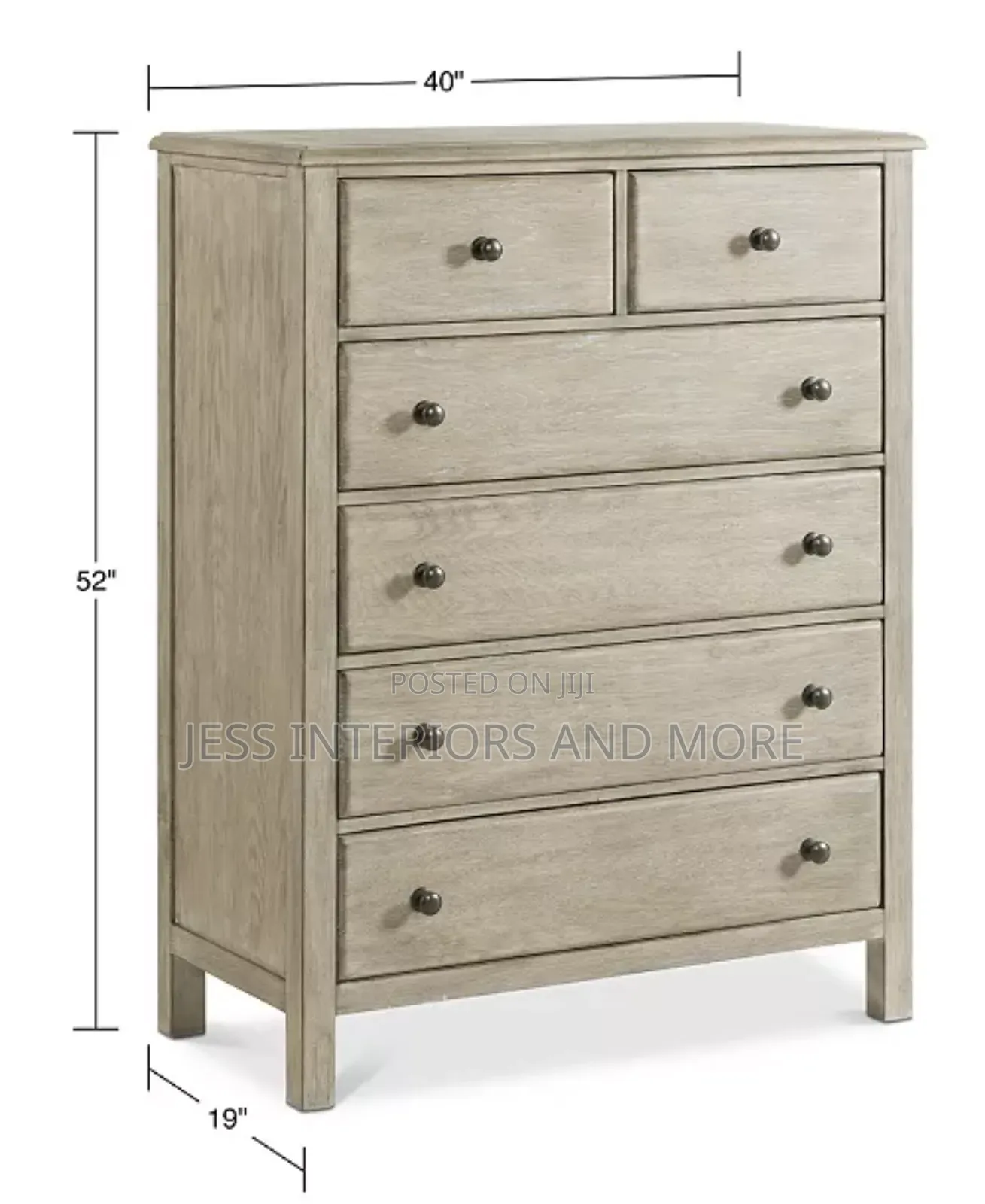6 Drawer Solid Dresser