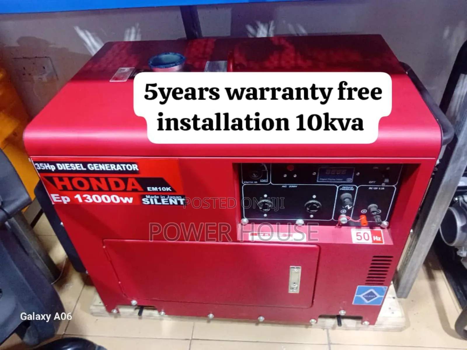 Honda Pulsefire 10kva 13000watts Diesel Generator